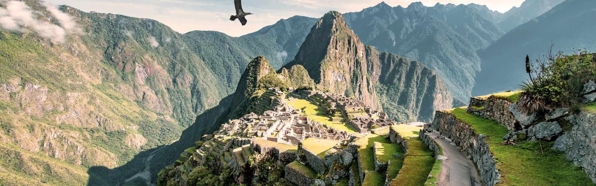 Ancient Ruins in distance