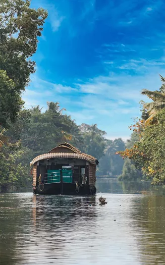 Houseboat in Kerala backwaters