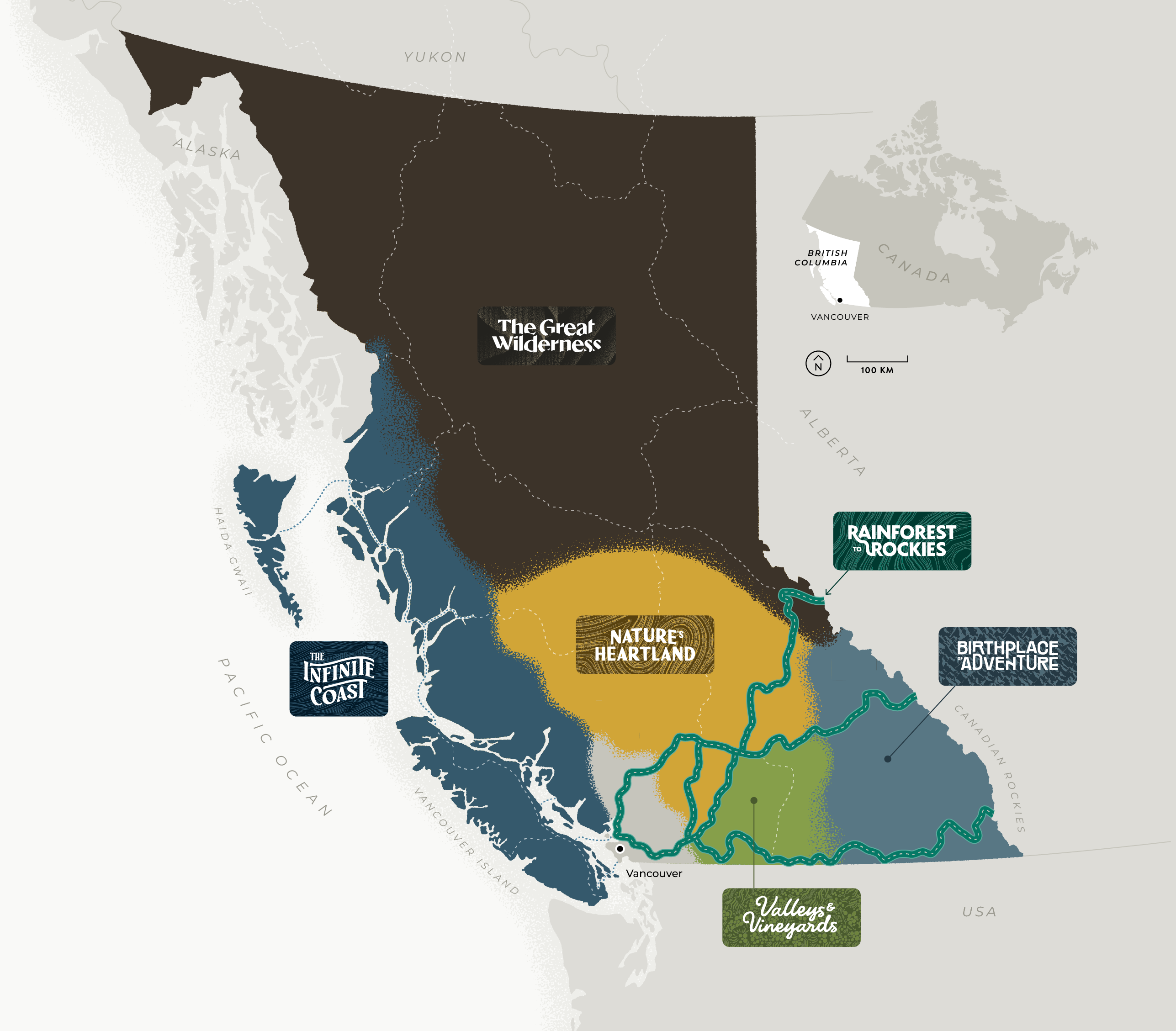 Map of British Columbia