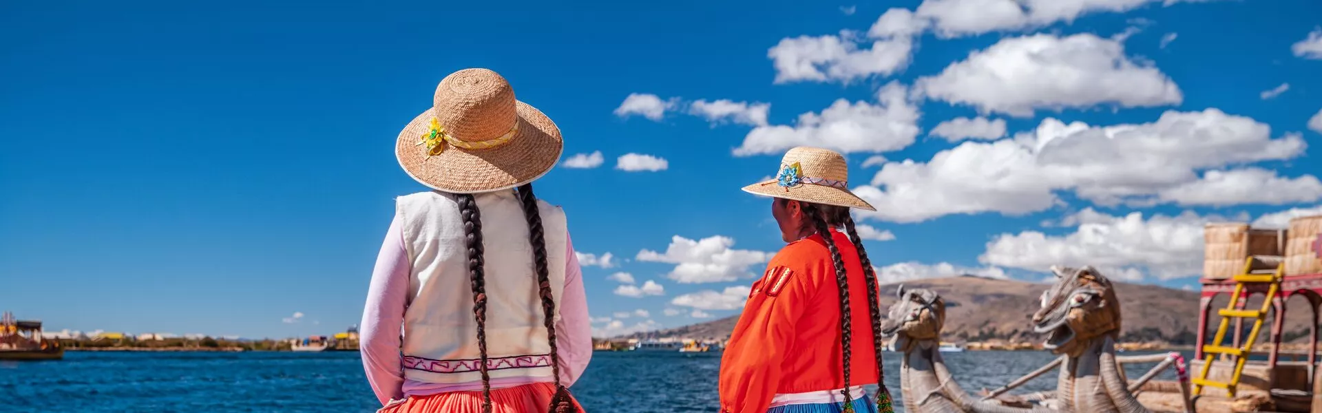 Two Ladies Overlooking The Lake