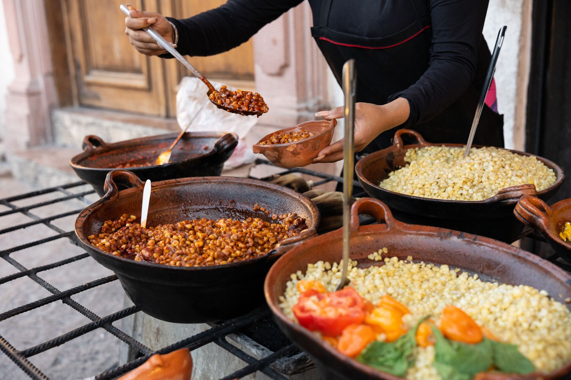 Stand Of Traditional Street Mexican Food