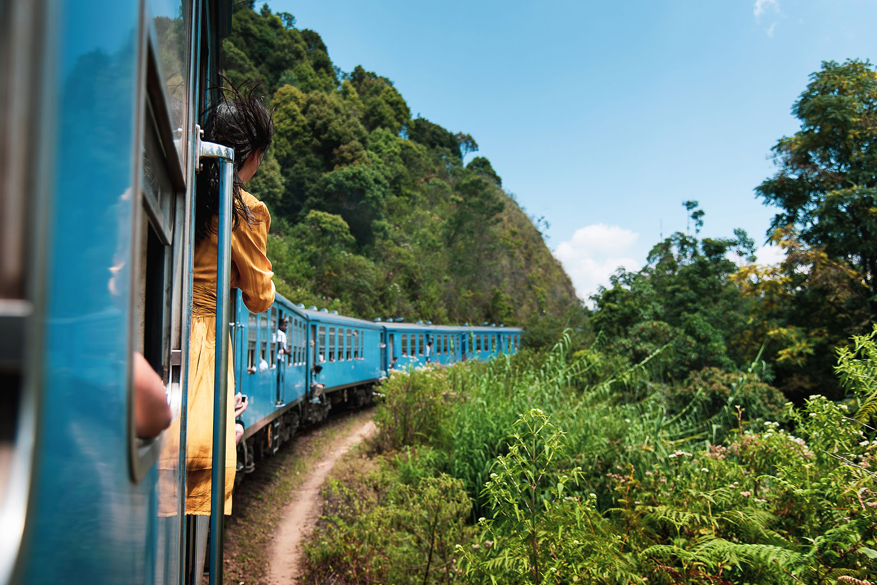 Blue train to tea plantations
