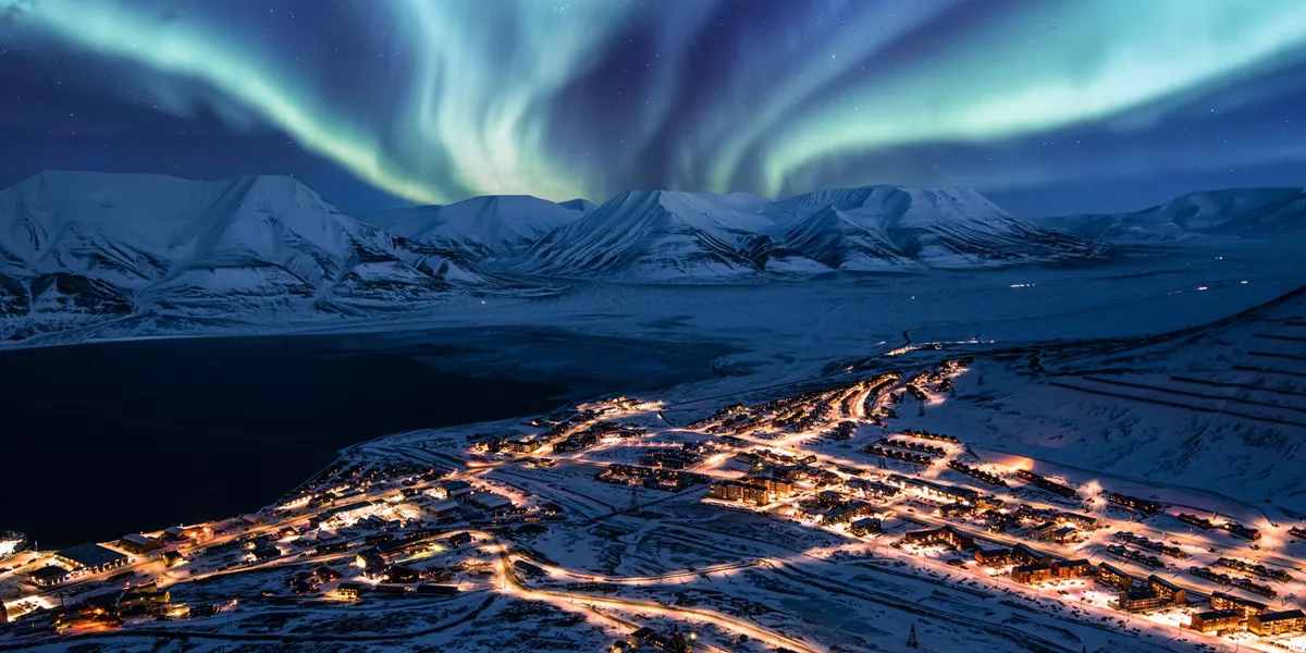 Svalbard Longyearbyen Northern Lights