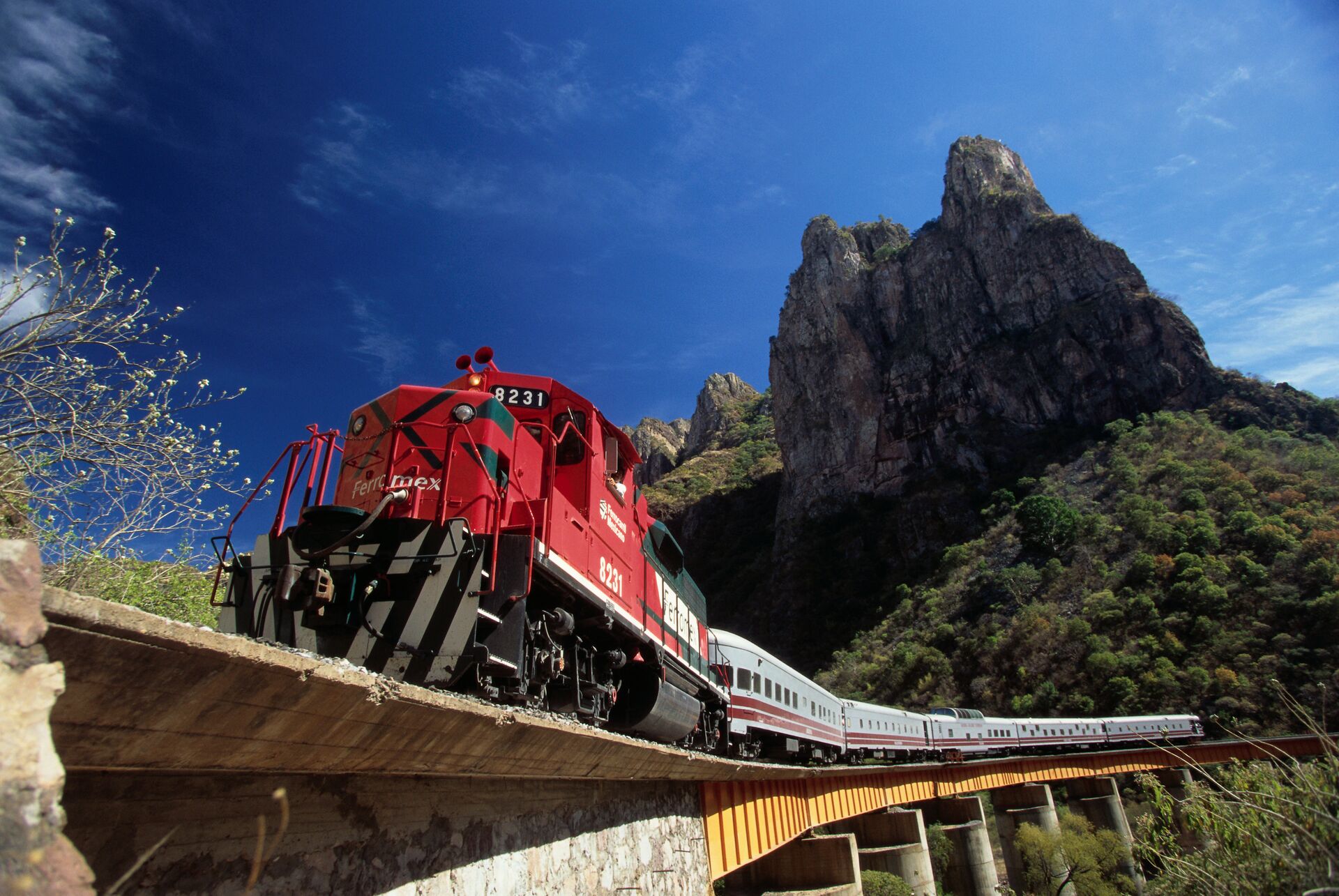  Sierra Madre Express train On Temoris Bridge