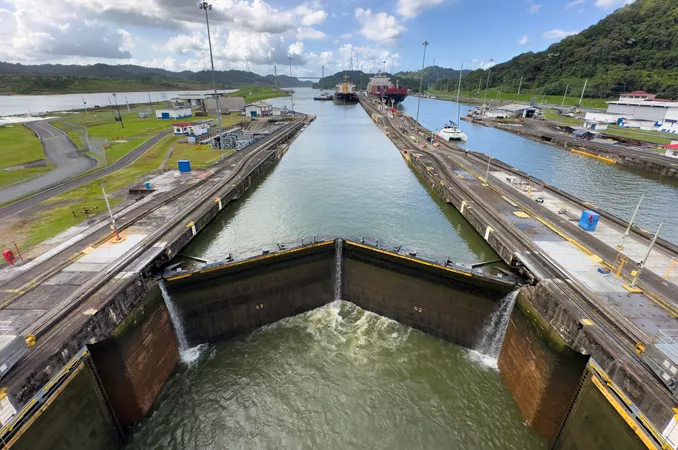 opening of a canal in panama canal