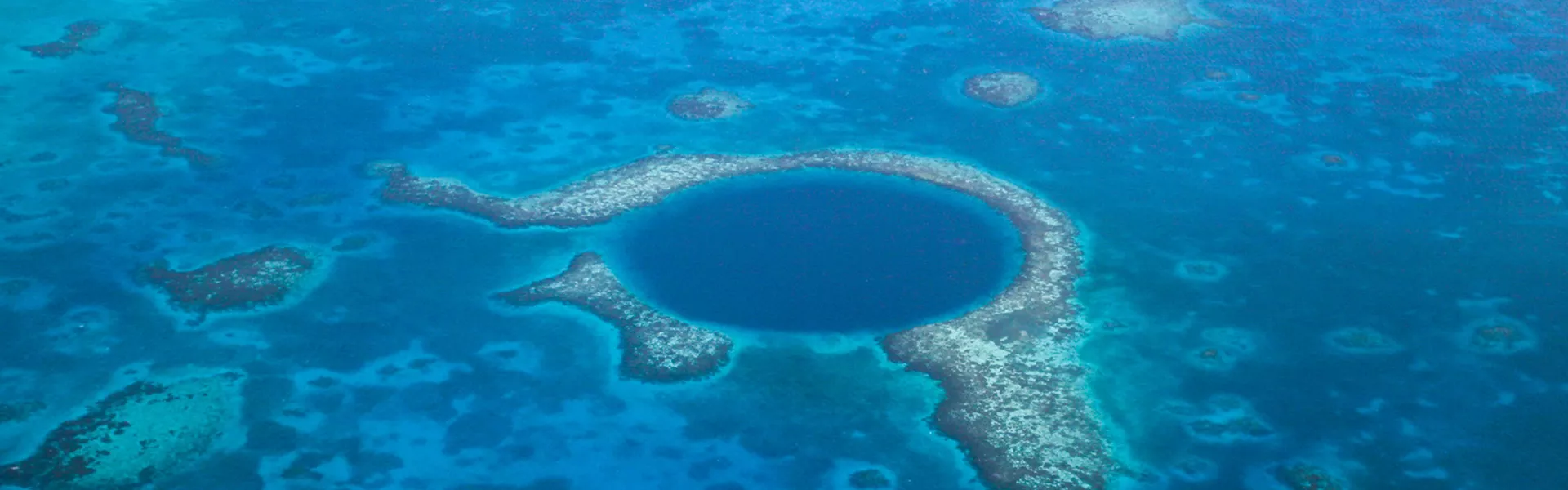 Blue Hole Part Of Barrier Reef