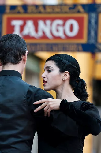 couple dancing tango