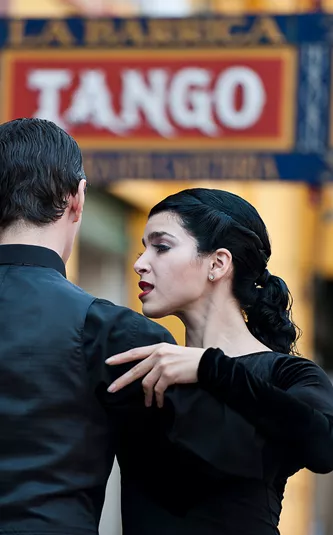 couple dancing tango