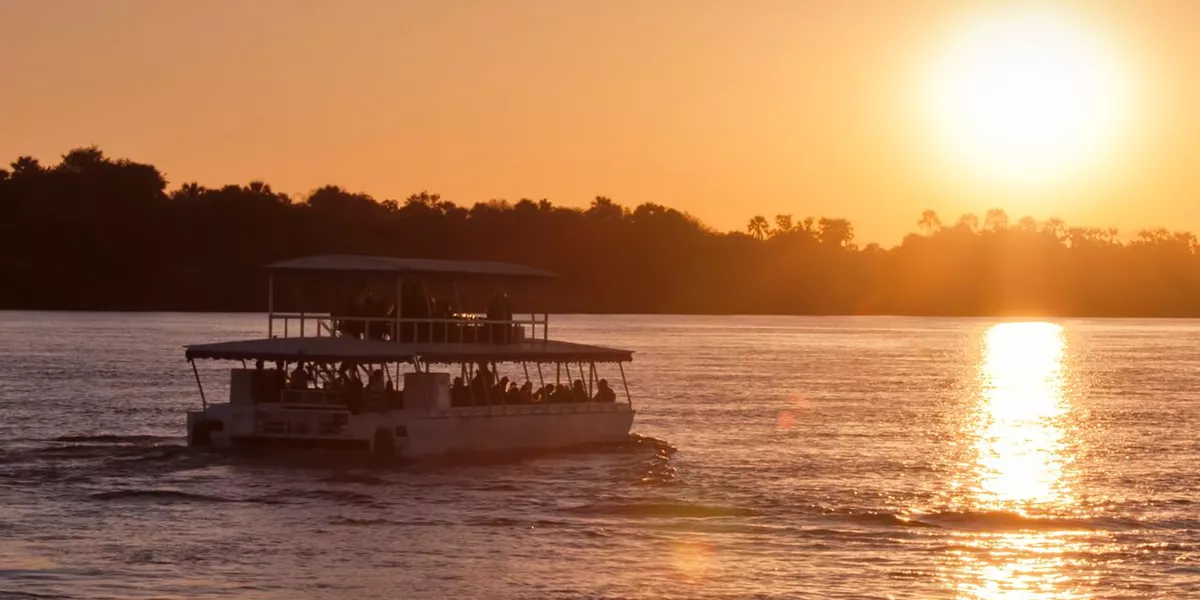 cruise on the water during a sunset