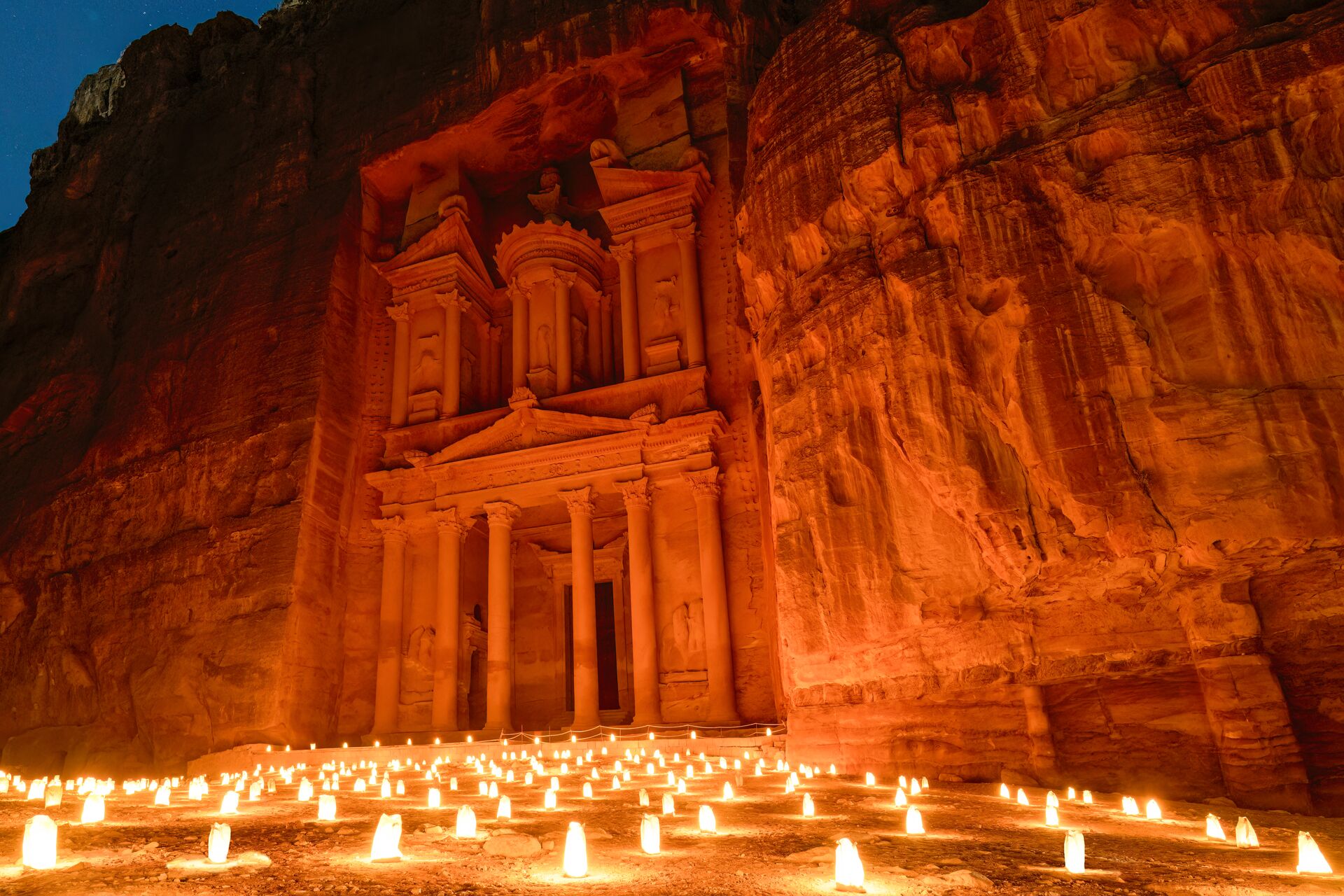 Jordan Petra By Night