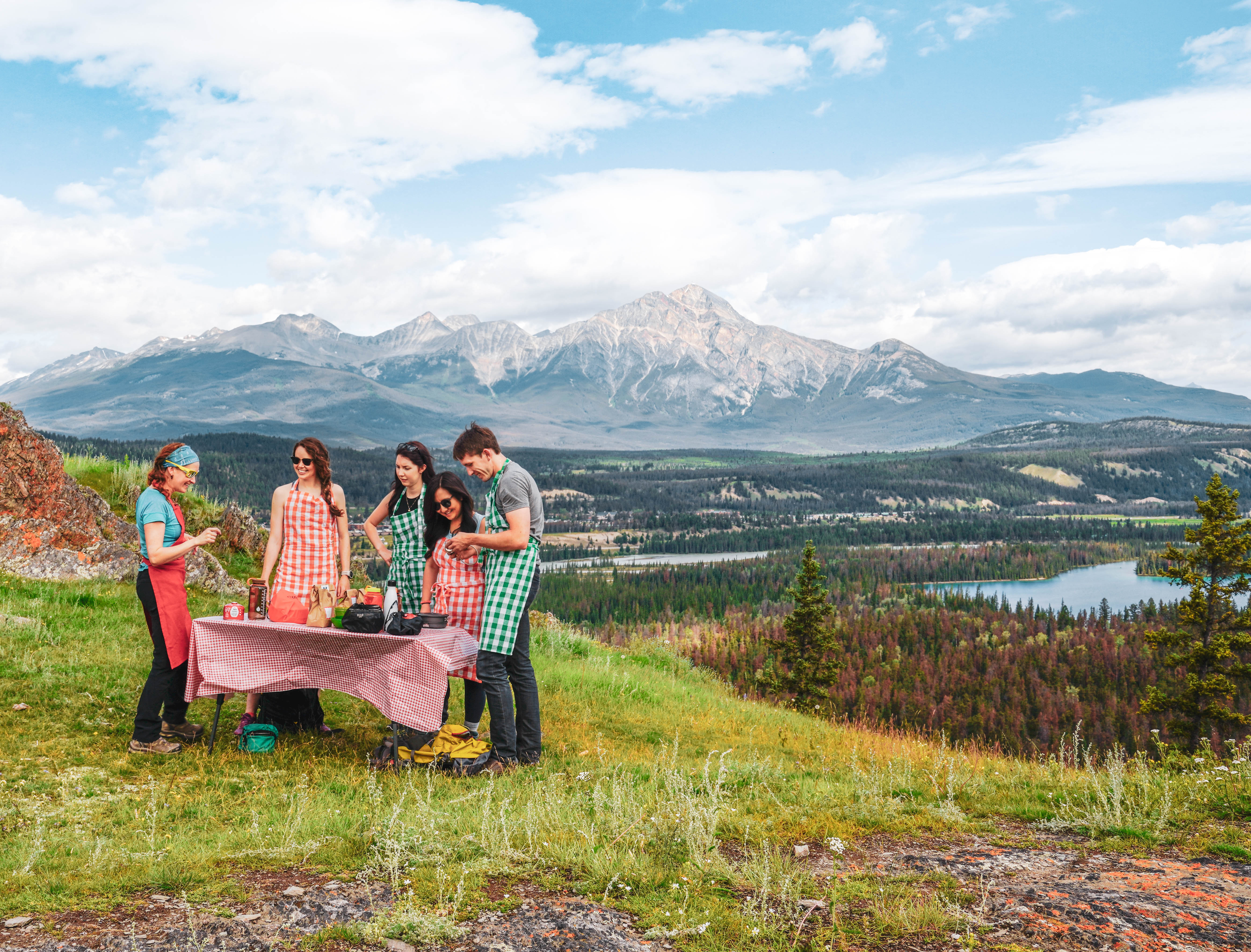 Picnic on Mountain