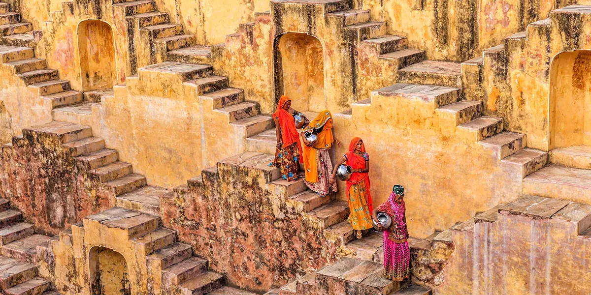 India Near Jaipur Stepwell